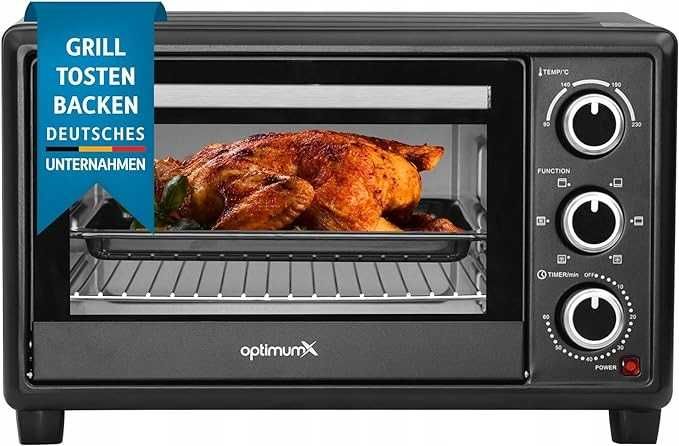 Mini piekarnik OptimumX OPT-20LT-BLACK 20 l czarny