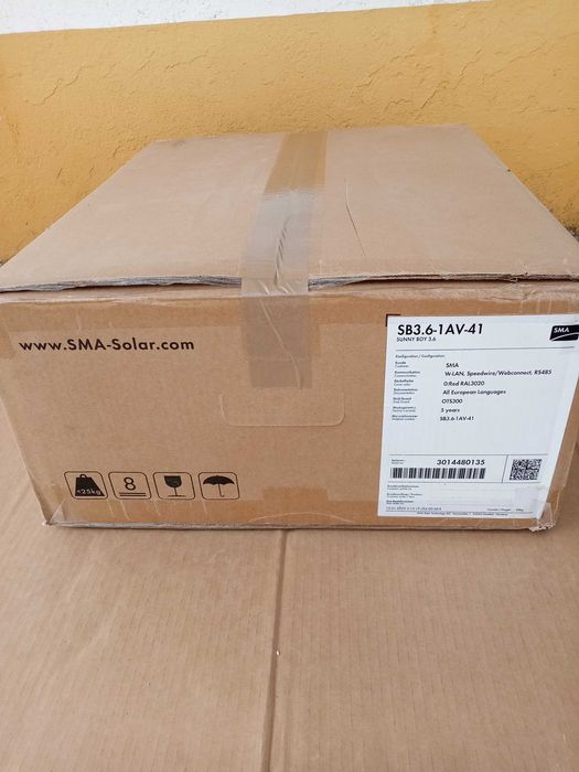 Inversor SMA Sunny Boy 3.6-1AV-41, WIFI com garantia