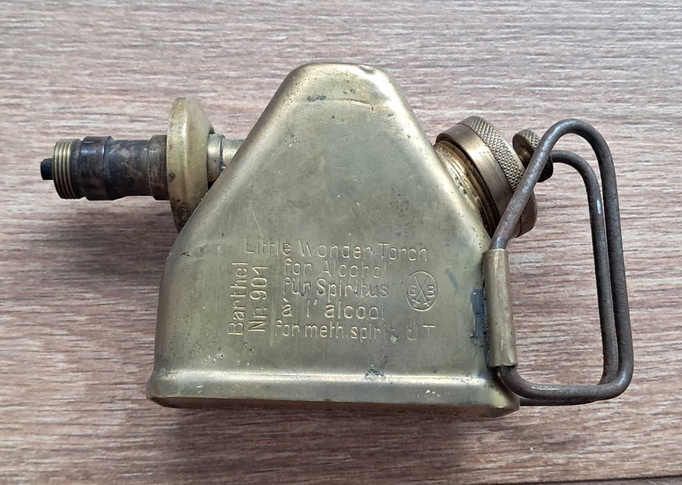 Stara piękna lut lampa niemiecka unikat