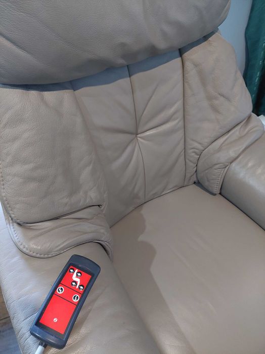 fotel geriatryczny Himolla skóra naturalna