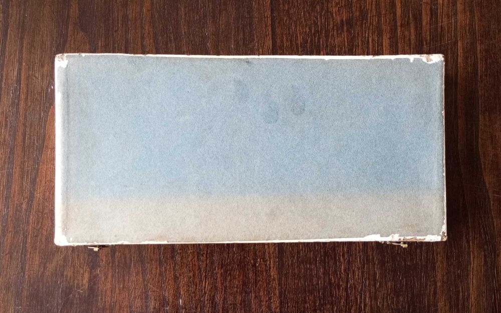 Antigo conjunto de secretária em prata Portuguesa