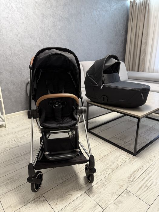 Коляска Cybex Mios 4.0  2 в 1 Sepia Black шассі Chrome Brown