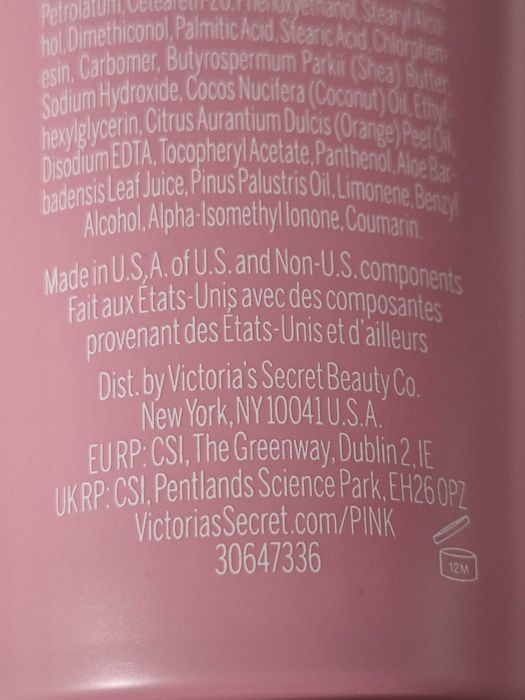 Victoria's Secret Pink balsam do ciała nowy