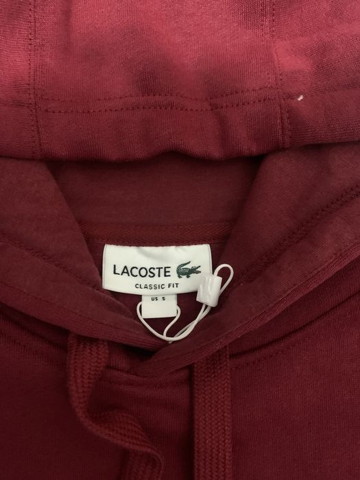 Sweatshirt lacoste vermelha