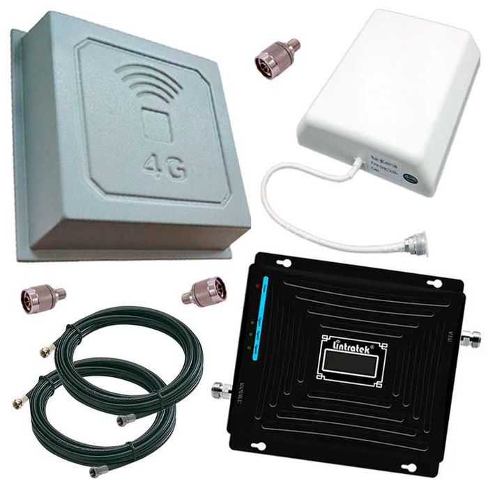 Мобильная связь и интернет на дачу (Репитер Lintratek KW19 + Антенны)