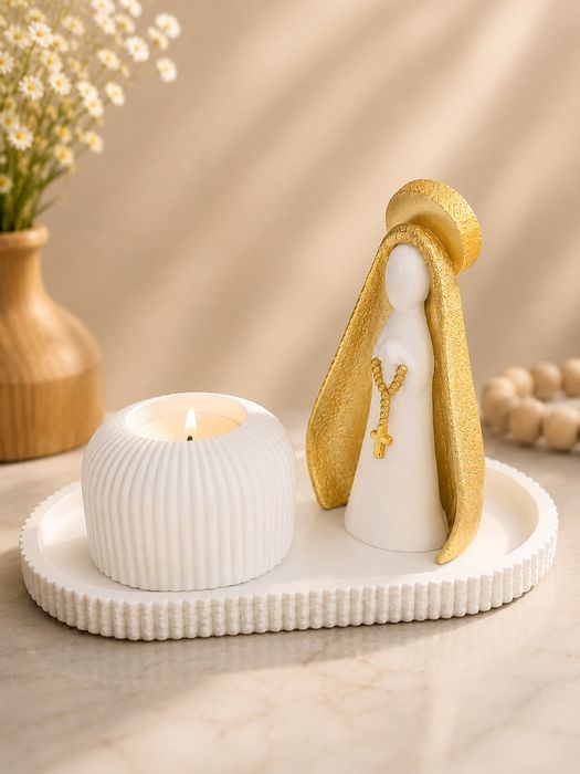 Conjunto decoração Nossa Senhora