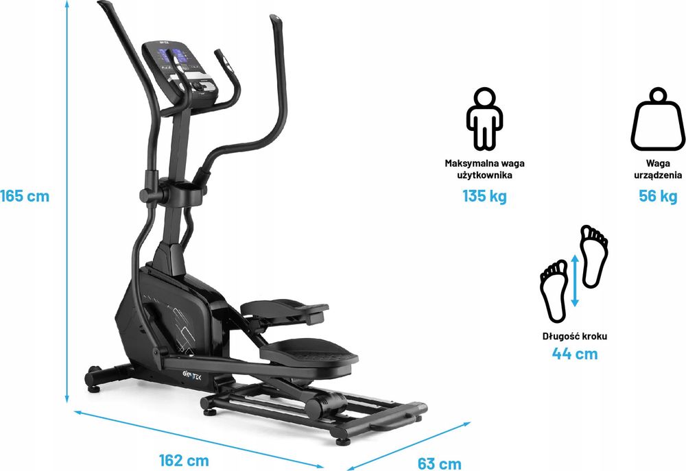Orbi-trek Trenażer Eliptyczny Magnetyczny XCF6000 Gymtek