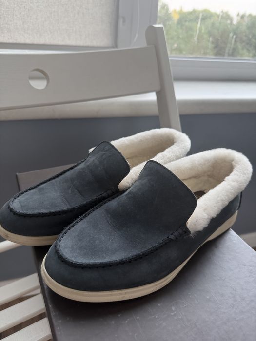 Оригінальні лофери Mandelli Made in Italy, натуральна овчина