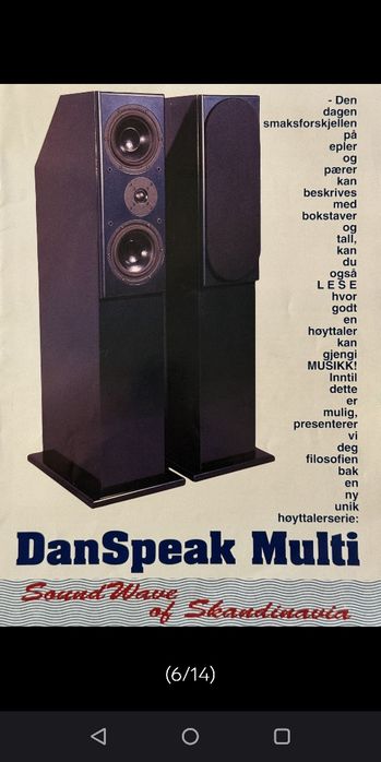 Kolumny Scan speak,Dan Speak