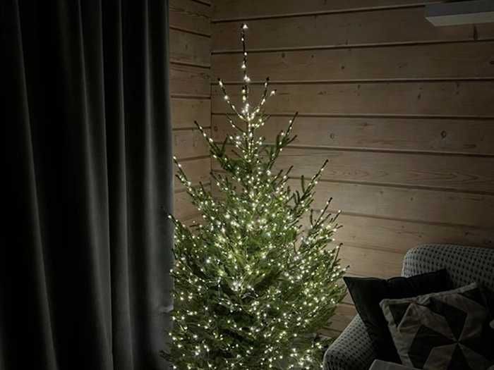 ДЕКОР! Гірлянда Хвойна лапа з пультом керування. Гирлянда мишура