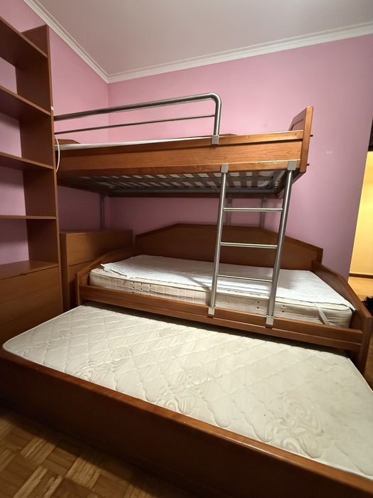 Quarto/Estúdio completo para 3 pessoas