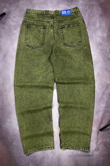 Spodnie Polar Skate Co. Big Boy Jeans - Green Black