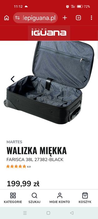Walizka Martes 55x36x20