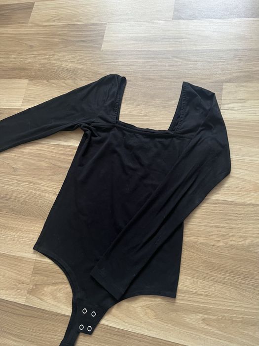Body miss fancy black czarne bawełna supima XS