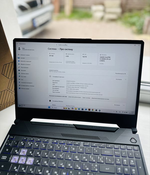‼️Asus Tuf F15‼️GTX-1650/i5-10th/16GB/Ноутбук/Гарантия 30д.