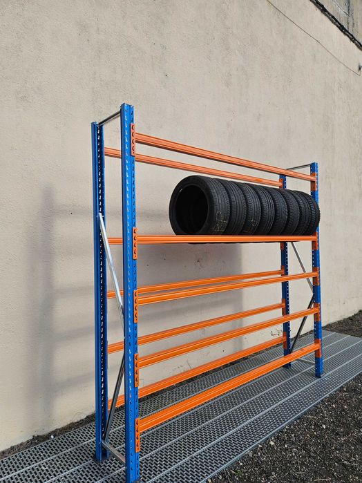 Regał na opony, regał na koła, regał warsztatowy, regał garażowy