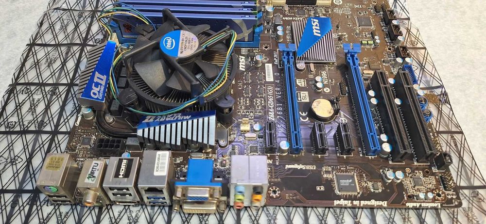 Zestaw - płyta główna Z68A, procesor I7, pamięć ddr3 12GB - używane testowane sprawne - TANIO