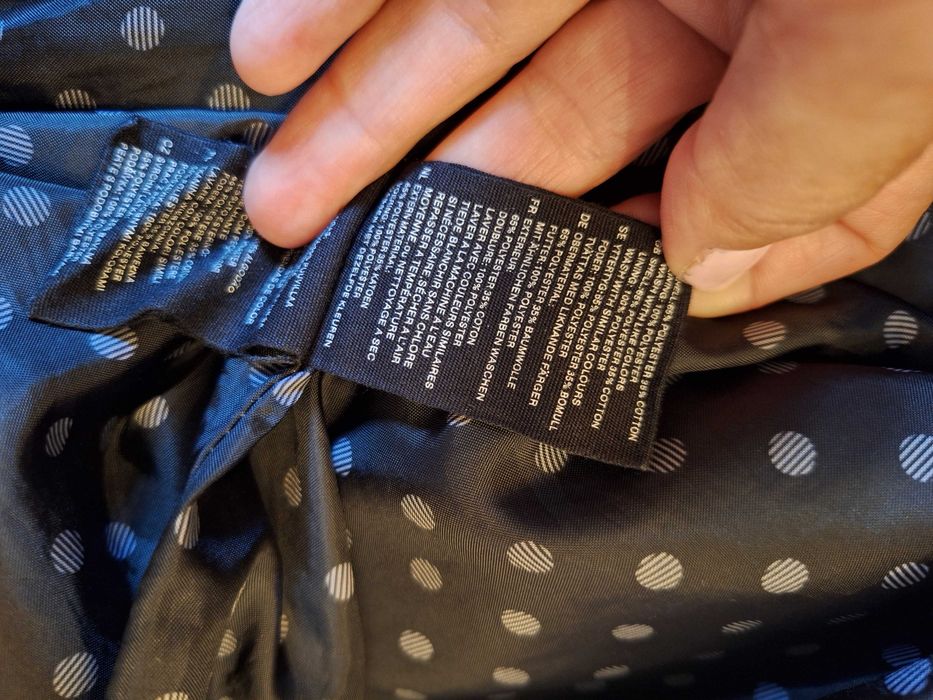 H&M Płaszcz trencz roz 38/40 oladna mocna czerń