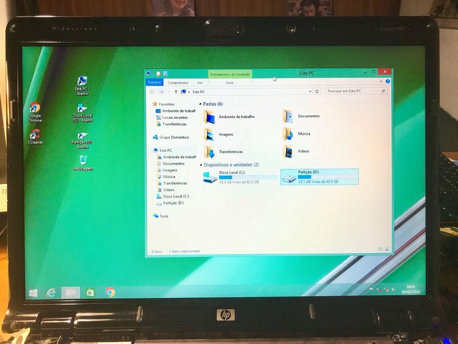 Monitor completo HP Pavilion DV6000.