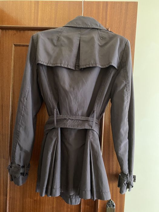 Gabardine castanha Zara