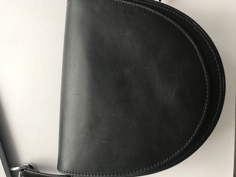 Zara Torebka listonoszka 100% skóra