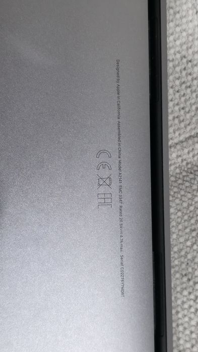 MacBook Pro 16" A2141 (Touch Bar 2019)Core i9 2.4/64/1Tb/Pro 5500M 8Gb