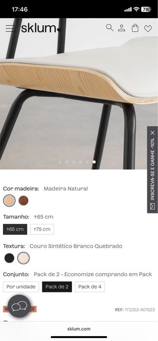 2 Bancos altos ilha