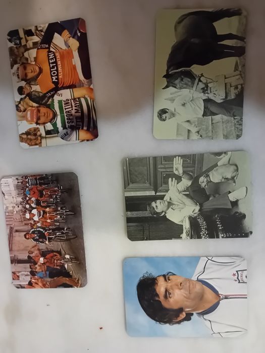 Conjunto de 5 Calendários de Bolso Antigos Joaquim Agostinho