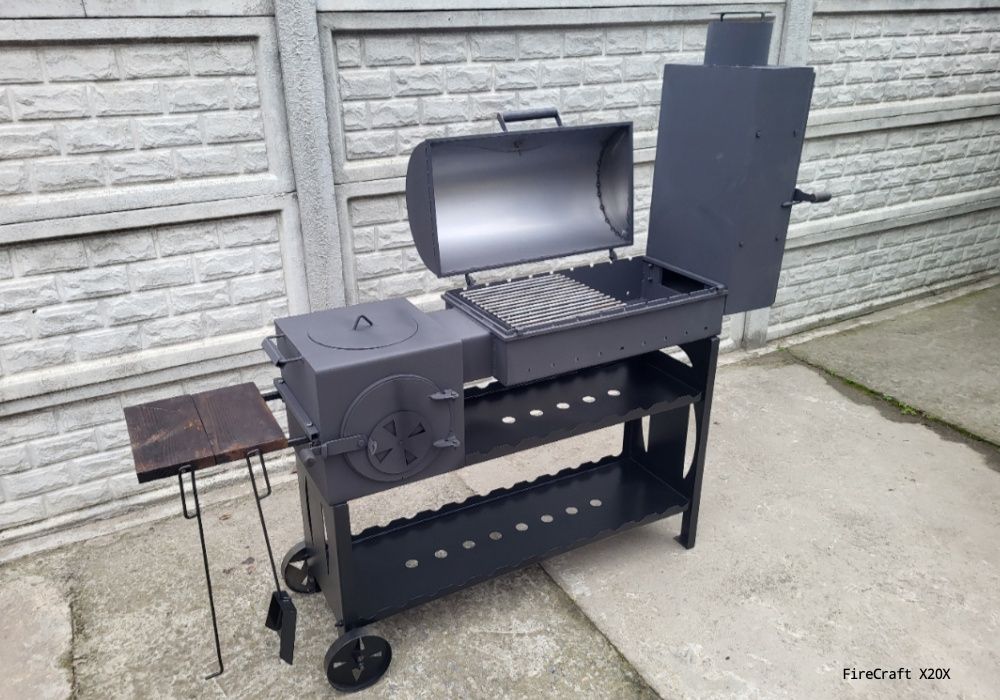 • 5мм • ХІТ ПРОДАЖУ • Мангал Барбекю Смокер с Печкой Под Казан