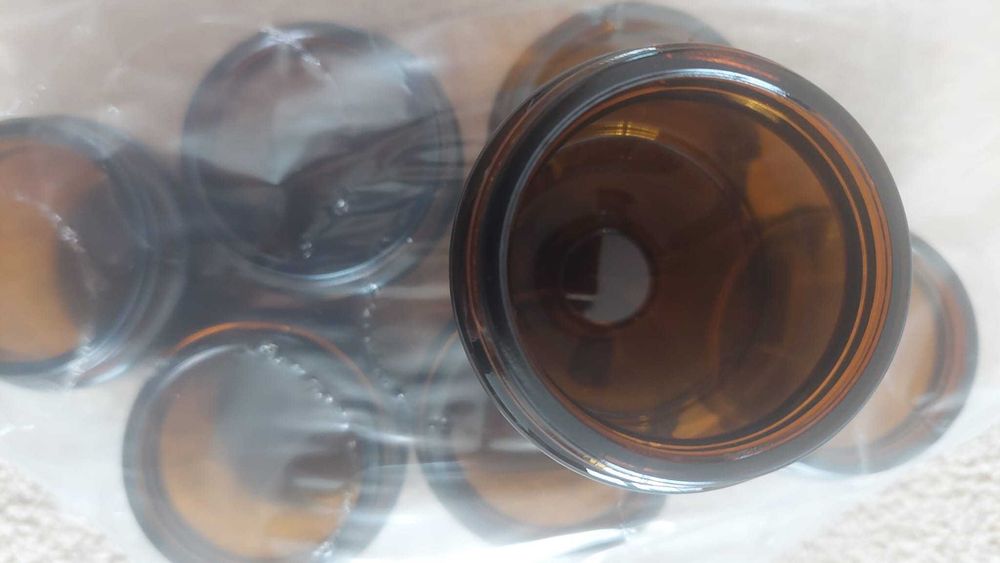 Boião Vidro Ambar 100 ml - pack de 37