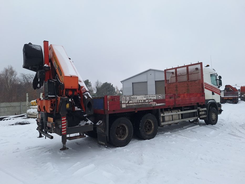 Scania 124L 6x4 470koni PALFINGER 40002