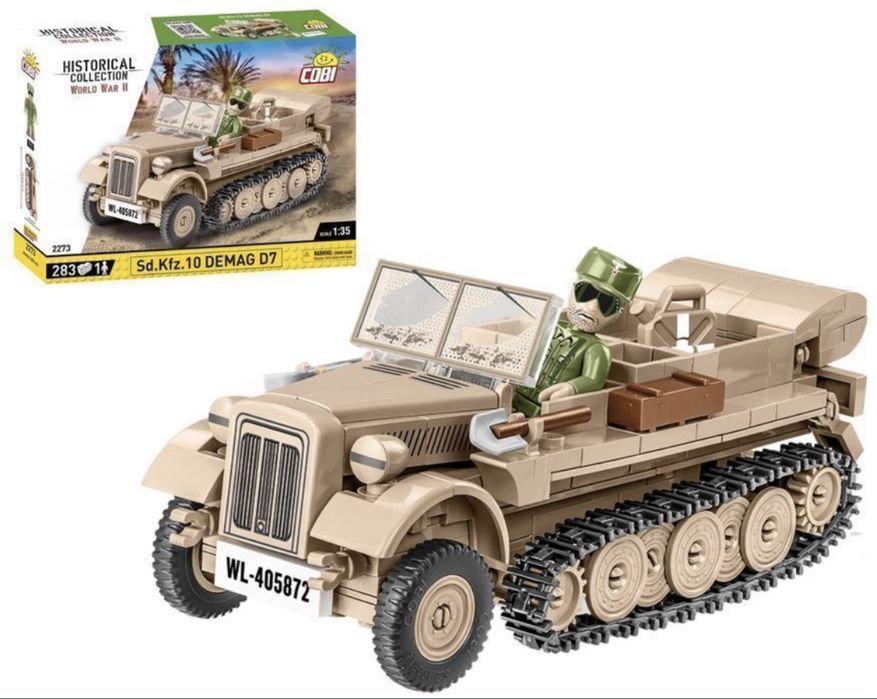 Klocki COBI 2273 CIĄGNIK Artyleryjski SD. KFZ 10 DEMAG D7