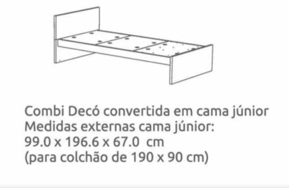 Cama Convertível - Trama + cómoda
