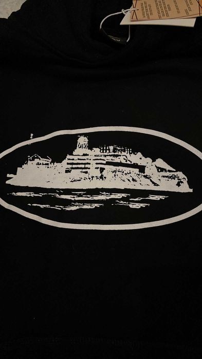 Black and White Corteiz Hoodie