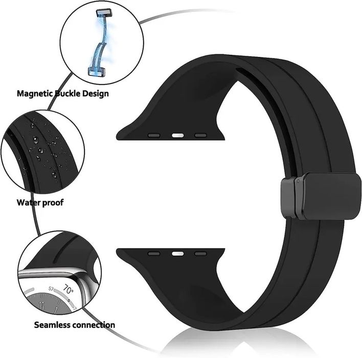 Pasek gumowy Apple Watch 3/ 4 / 5 / 6 / 7 / 8 / 9 /ULTRA