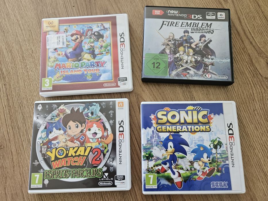 Jogos Nintendo 2DS/3DS: Sonic, Mario Party, Fire Emblem, Yo Kai Watch 2