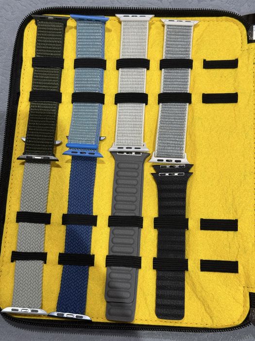 Braceletes Apple Watch silicone metal aço inox capa protecao