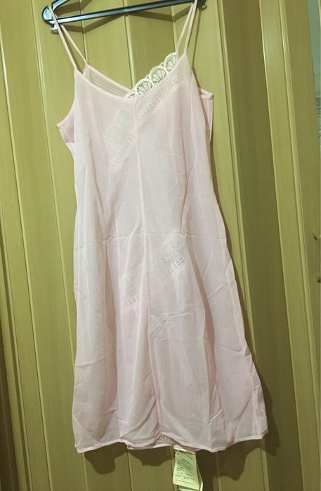 Комбинация сорочка женская ссср размер 170,176-88-96 (44)нежно розовая