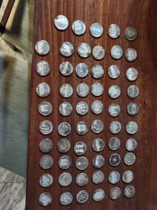 Moedas coleção completa: "Grandes Monumentos Portugueses"