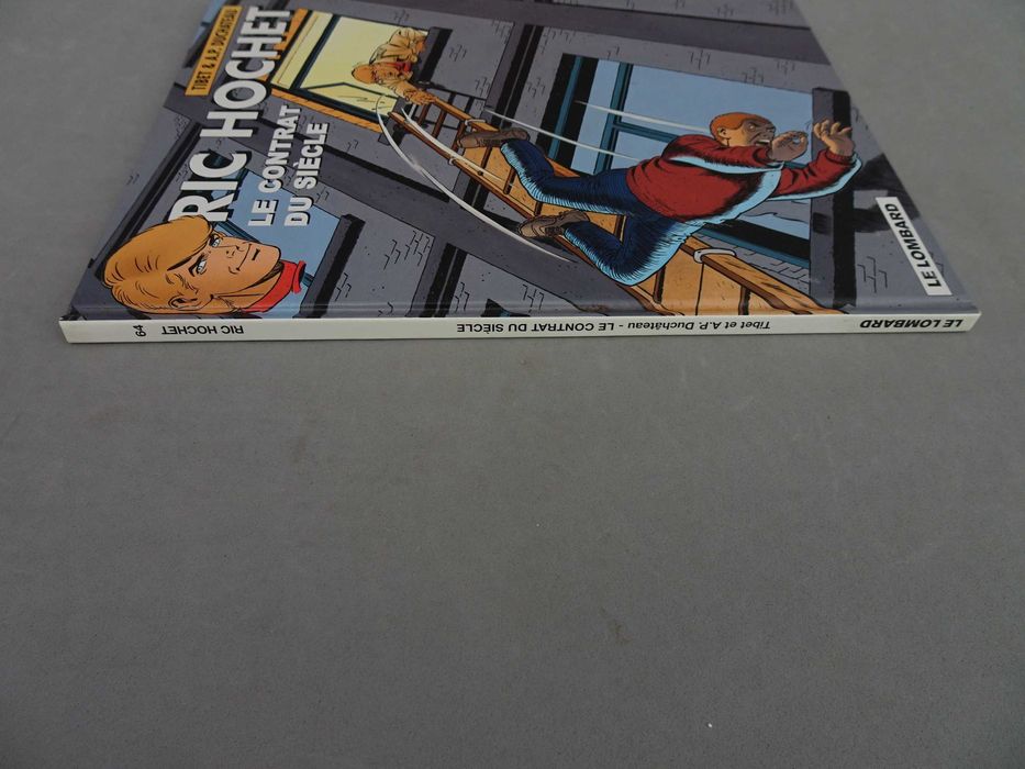 Livro BD Banda Desenhada em francês Ric Hochet - Le Contrat Du Siècle (capa dura) Le Lombard