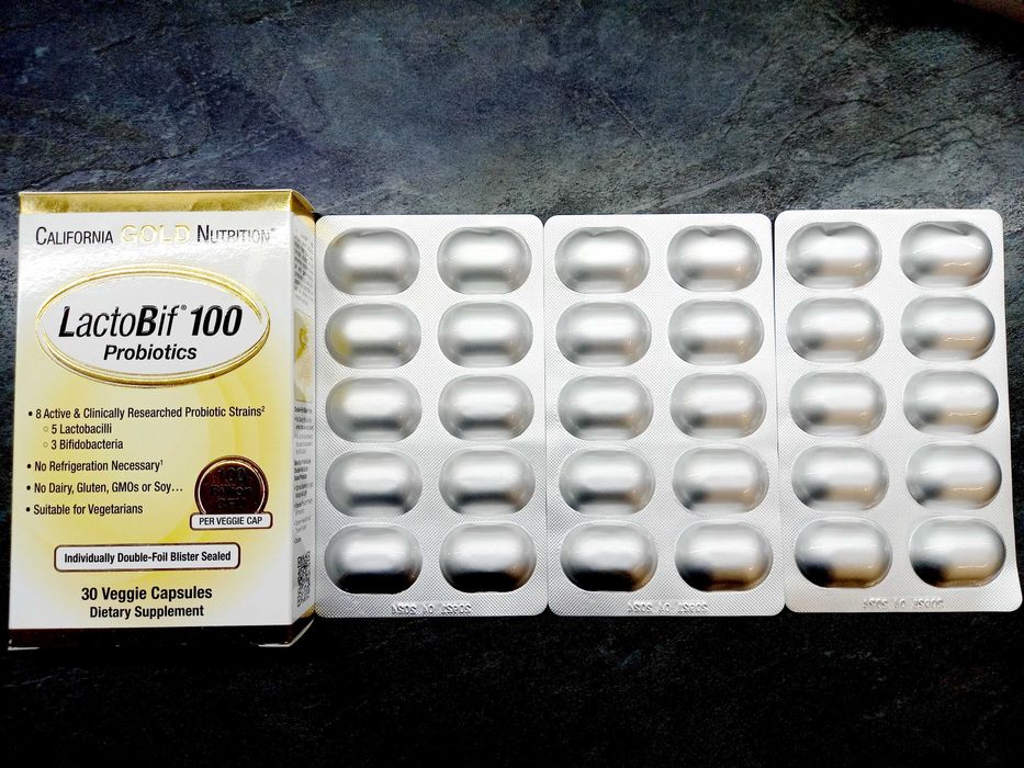 CGN, LactoBif Probiotics 100 млрд. (30 капс.), пробиотики, пробіотики