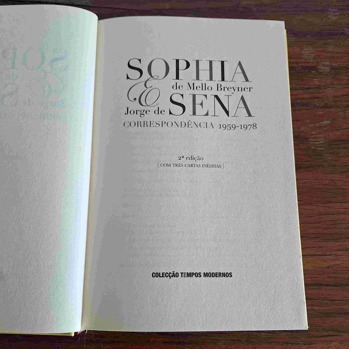 Sophia de Mello Breyner e Jorge de Sena - Correspondência