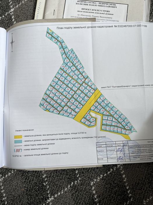 Земельна ділянка 0,12га в Самусіївці
