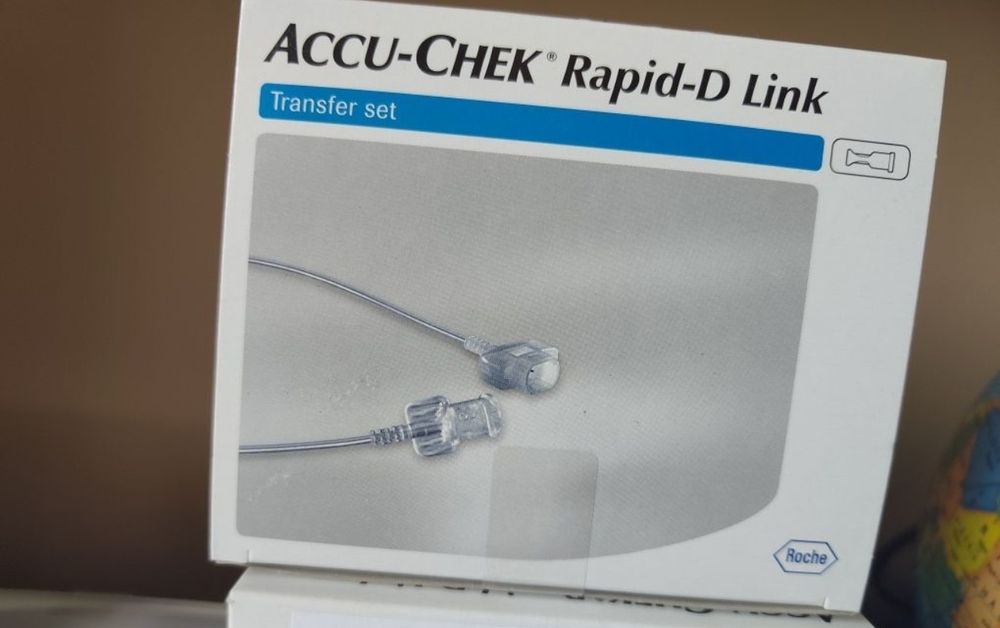 Dren  Accu-Chek  Rapid-D Link 100 mm cena za pudełko  10 sztuk