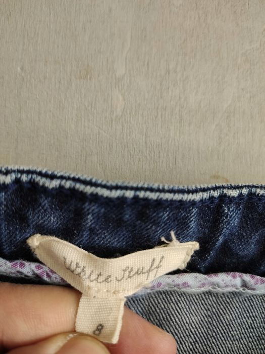 White stuff jeansowa spódnica a-line rozm 34-36