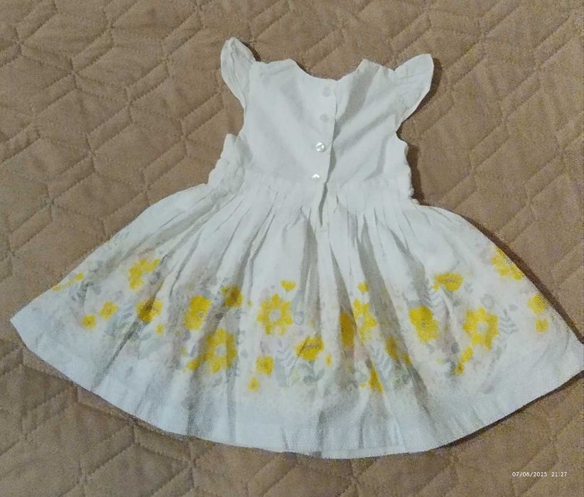Vestido verão menina 12/18 mêses