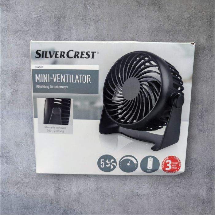 Mini wentylator biurkowy SilverCrest