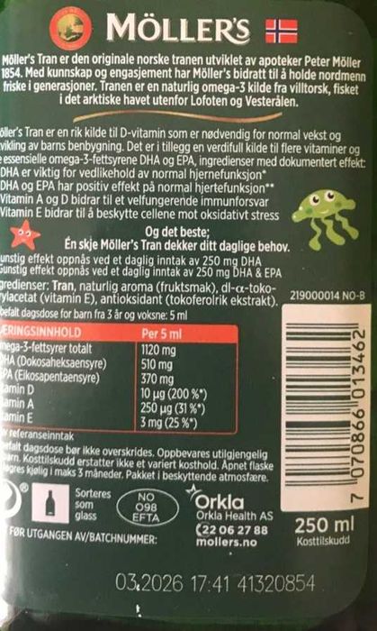 Легендарний риб'ячий жир Норвегія Mollers 160 к, 360 к.,250, 500мл