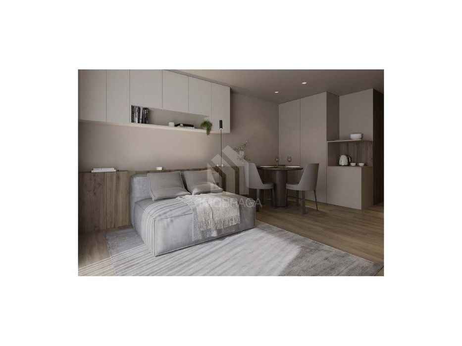 Fantástico Apartamento T0 Novo em São Vítor, Braga - Conclusão 1º S...