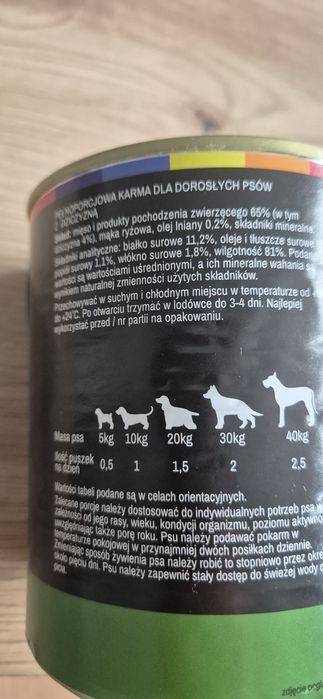 Pako karma dla psa w puszcze 800g x10szt.